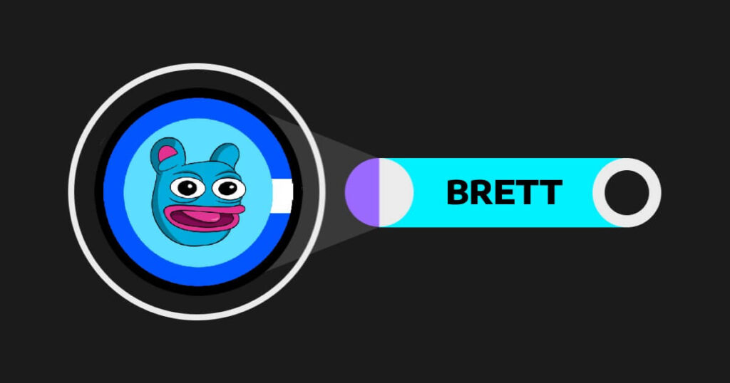 nome "brett" ao lado do símbolo da criptomoeda