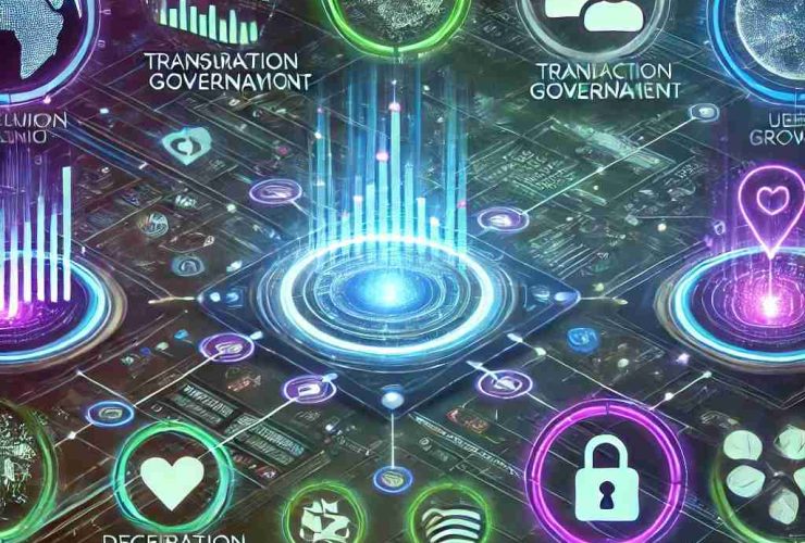 Diversos ícones representando indicadores de analise web3